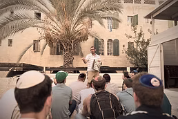 Torah Tech students exploring ancient sites in Israel