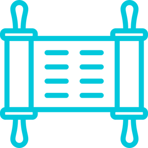 Torah study icon — learn Torah at Torah Tech gap year Israel